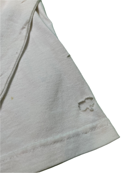 Chrome Hearts Vintage Cemetery White LS Tee
