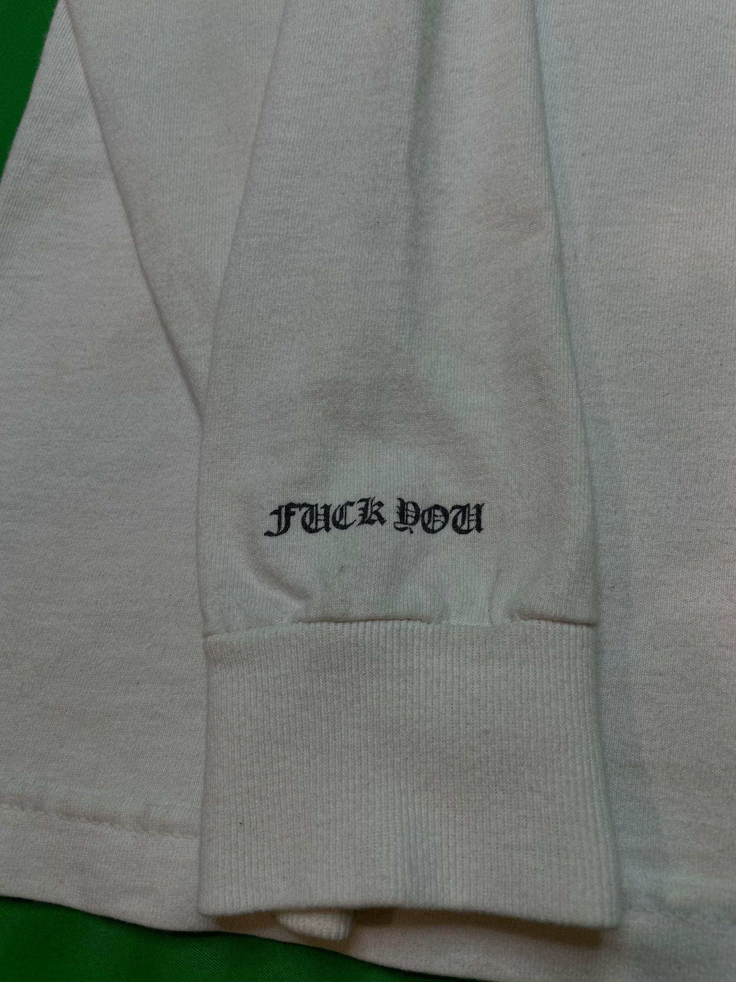 Chrome Hearts Vintage Cemetery White LS Tee