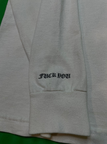 Chrome Hearts Vintage Cemetery White LS Tee