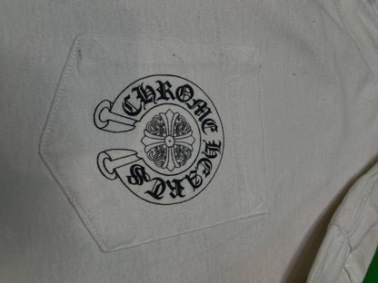Chrome Hearts Vintage Cemetery White LS Tee