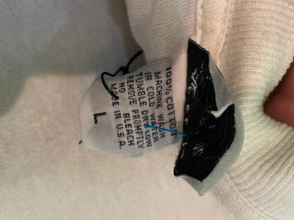 Chrome Hearts Vintage Cemetery White LS Tee