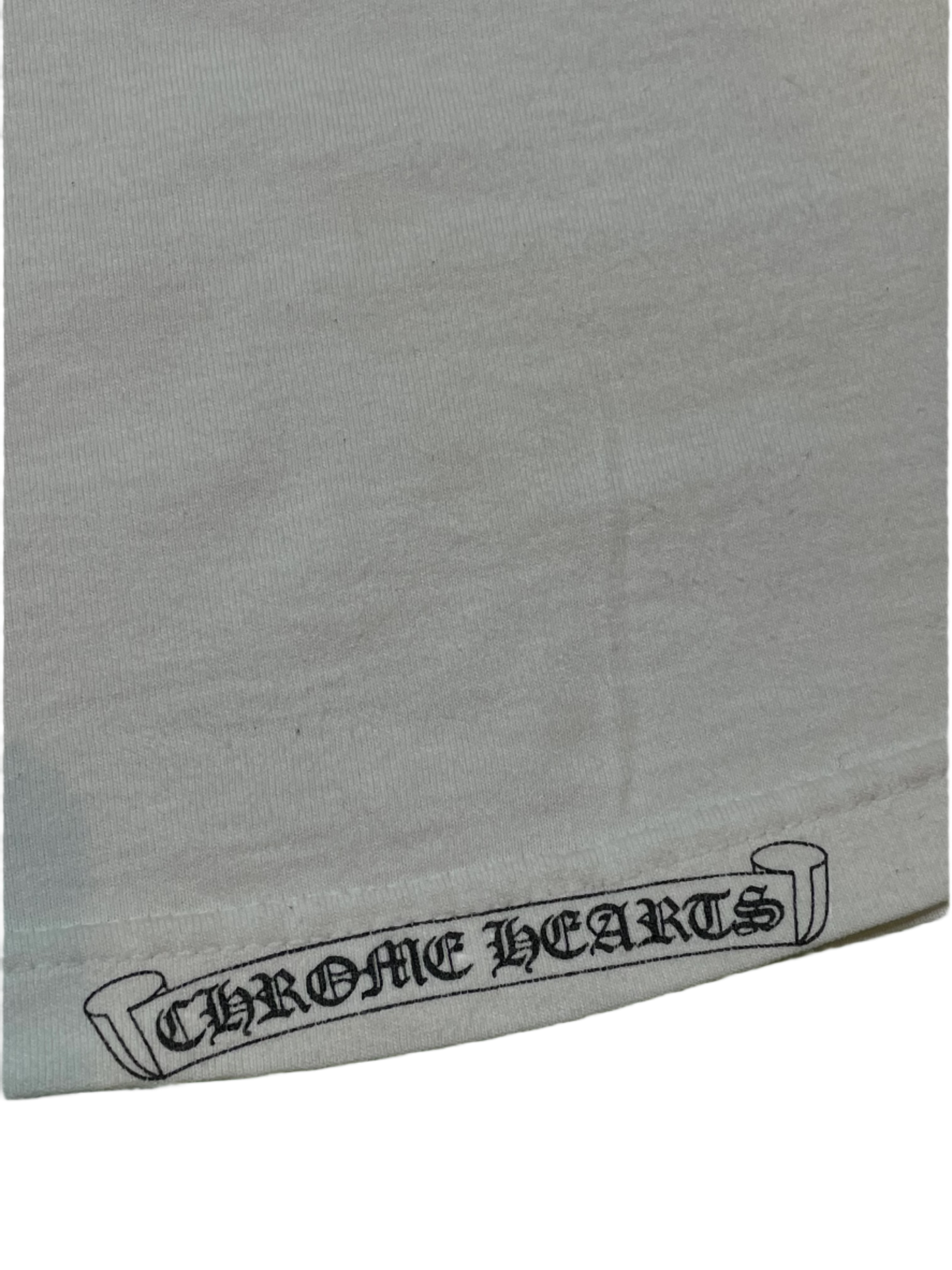 Chrome Hearts Vintage Cemetery White LS Tee