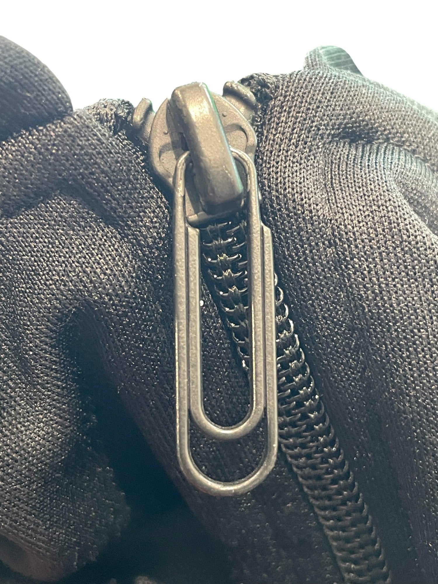 Off White Black Orange Zip Up