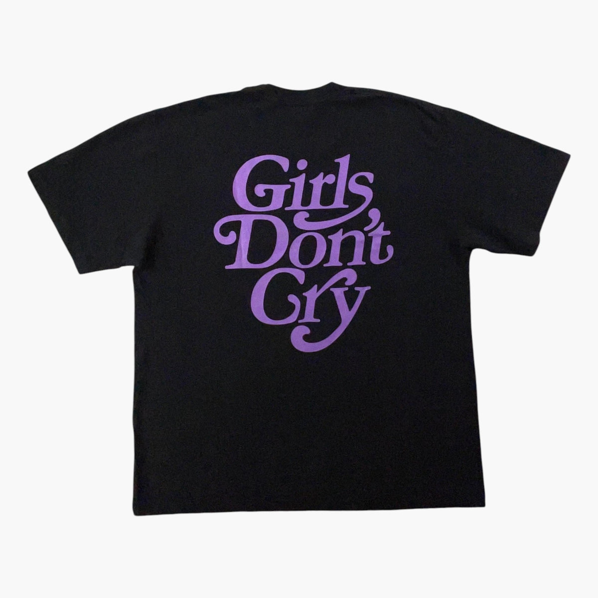 Girls Dont Cry Black & Purple Logo Tee