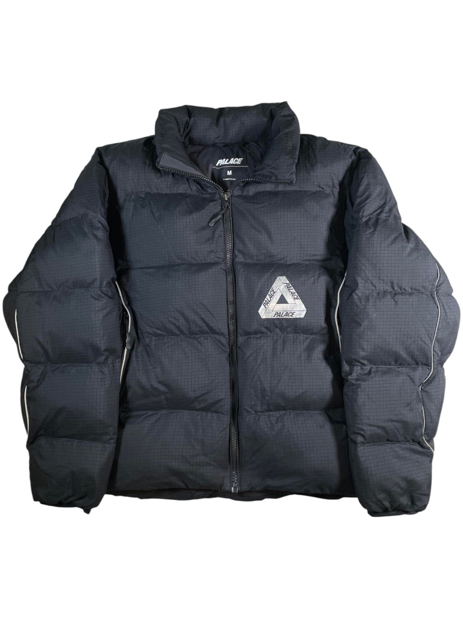 Palace 3M Piping Black & Silver Puffer Jacket