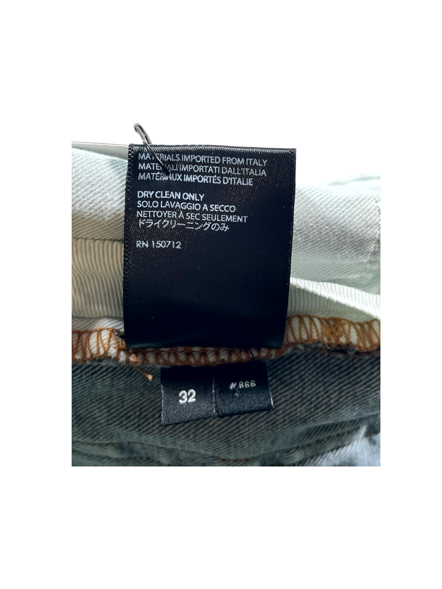 Amiri Pajama Patchwork Light Wash Jeans