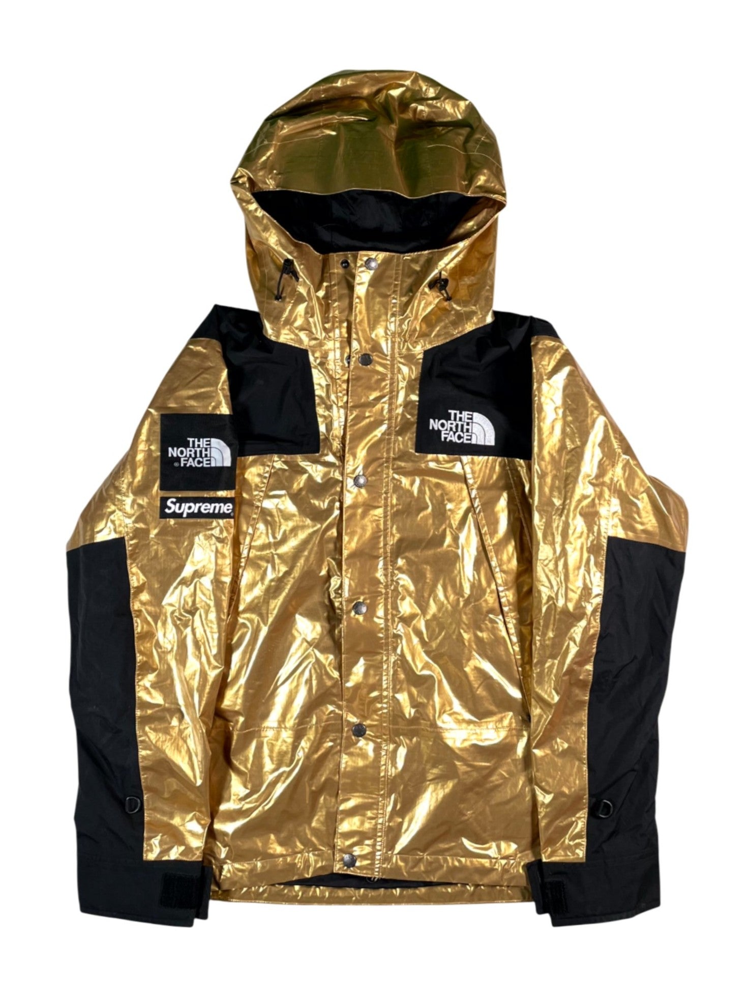 Supreme TNF Mountain Parka Gold Jacket