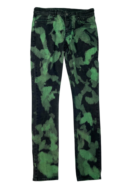 Ksubi Black Green Tye Dye Jeans