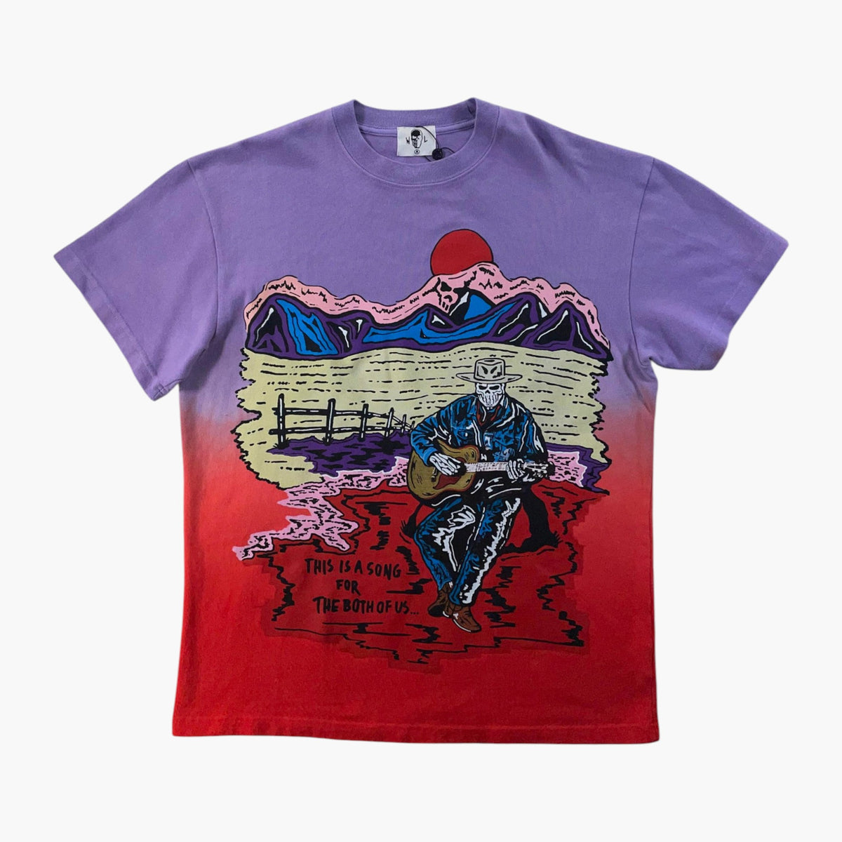 Warren Lotas Song Purple & Pink Tee