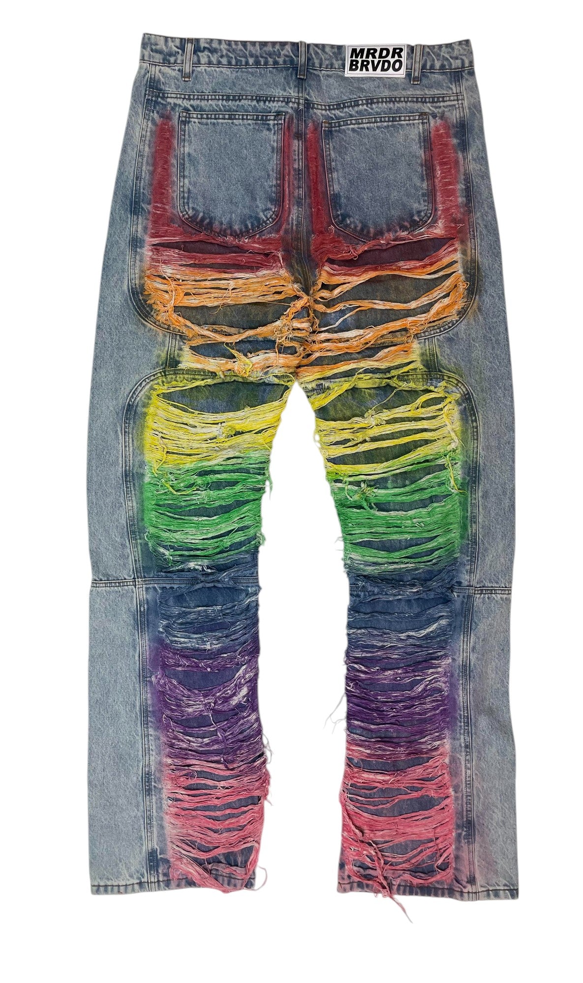 WDW Roygbiv Distressed Denim