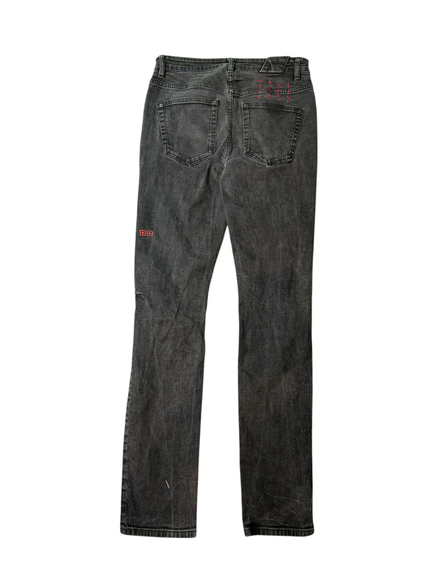 Ksubi Black & Red Jeans