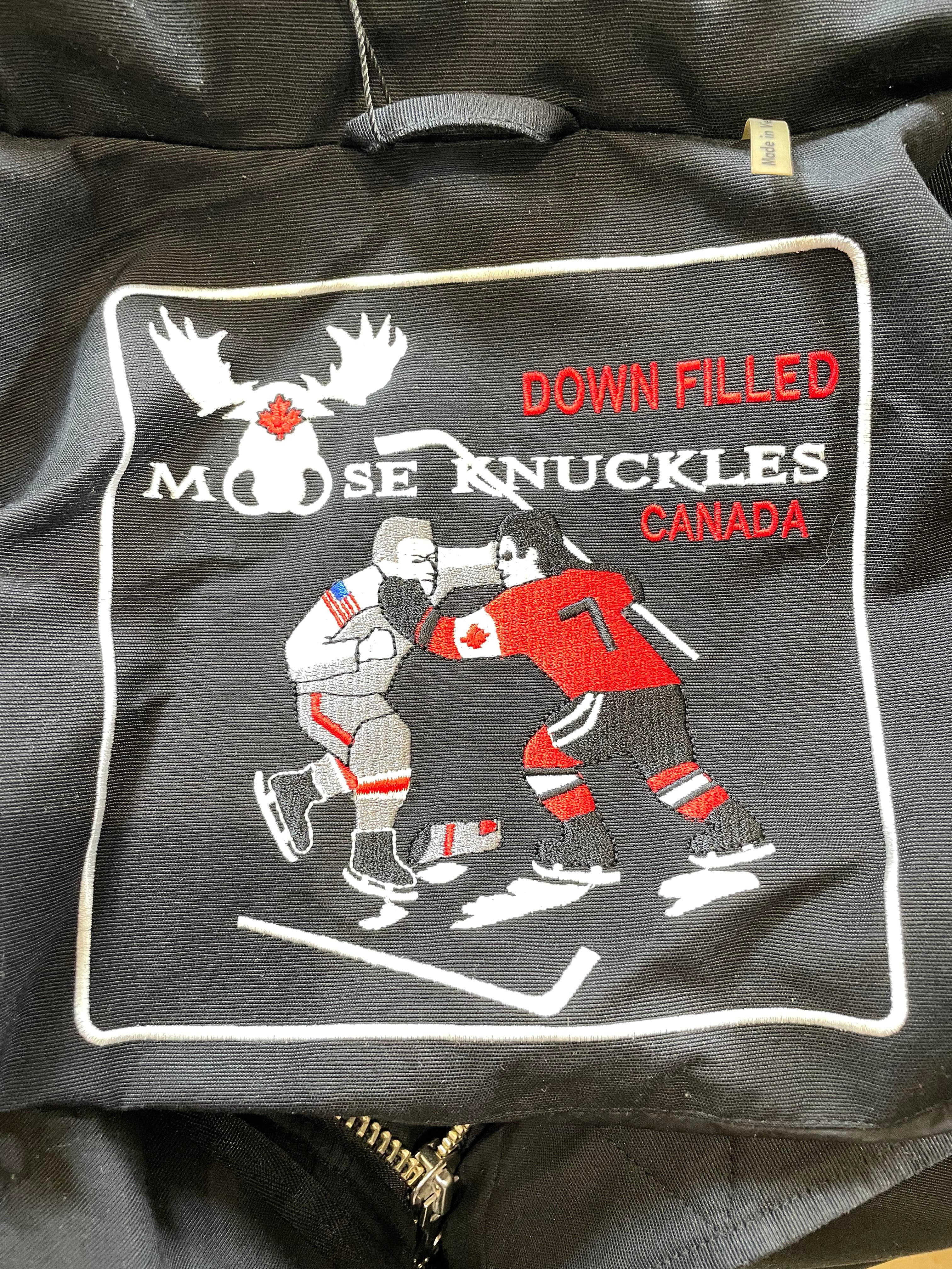 Moose Knuckles 3Q Black Bomber Jacket