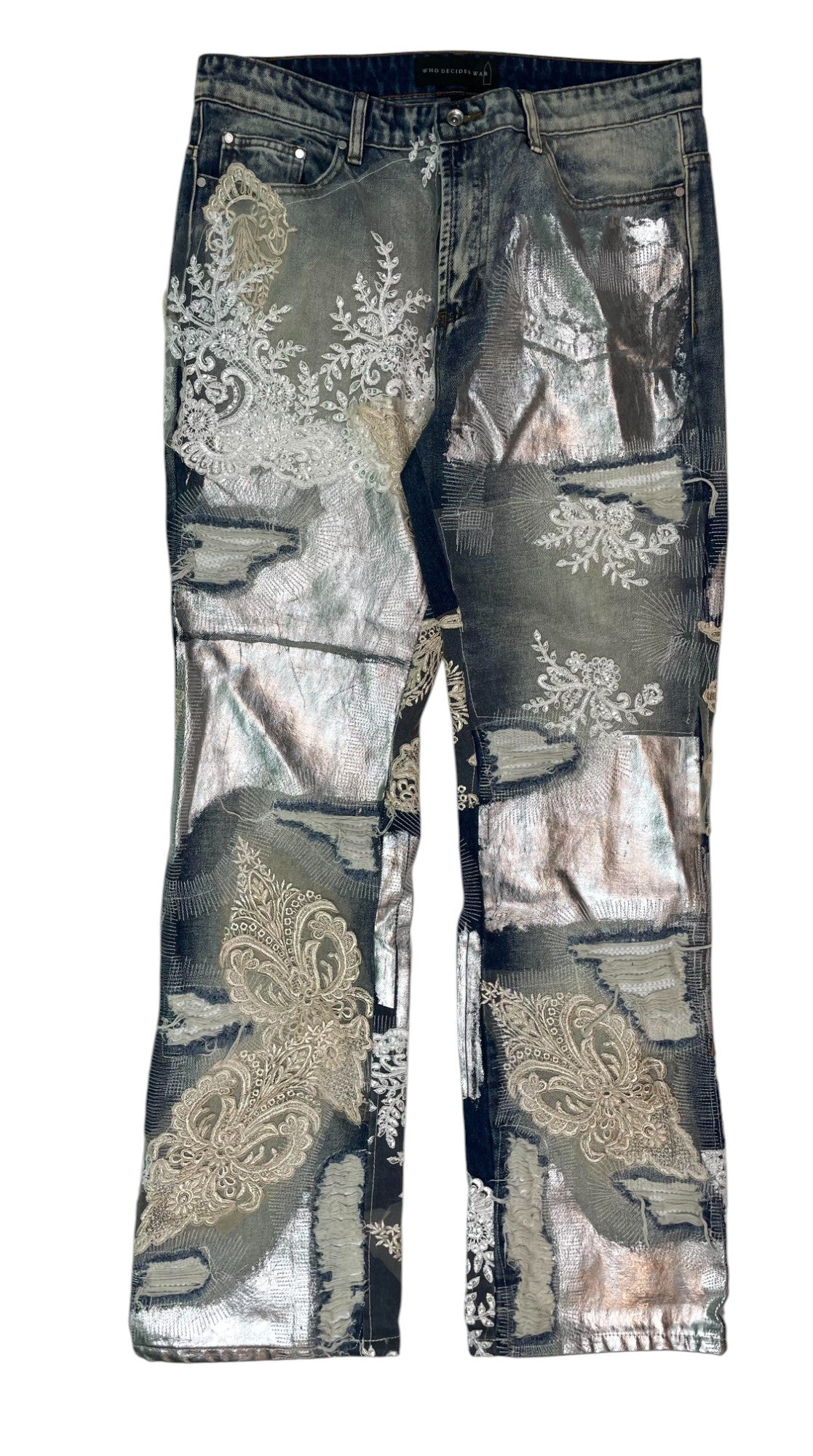 WDW Foil Floral Jeans