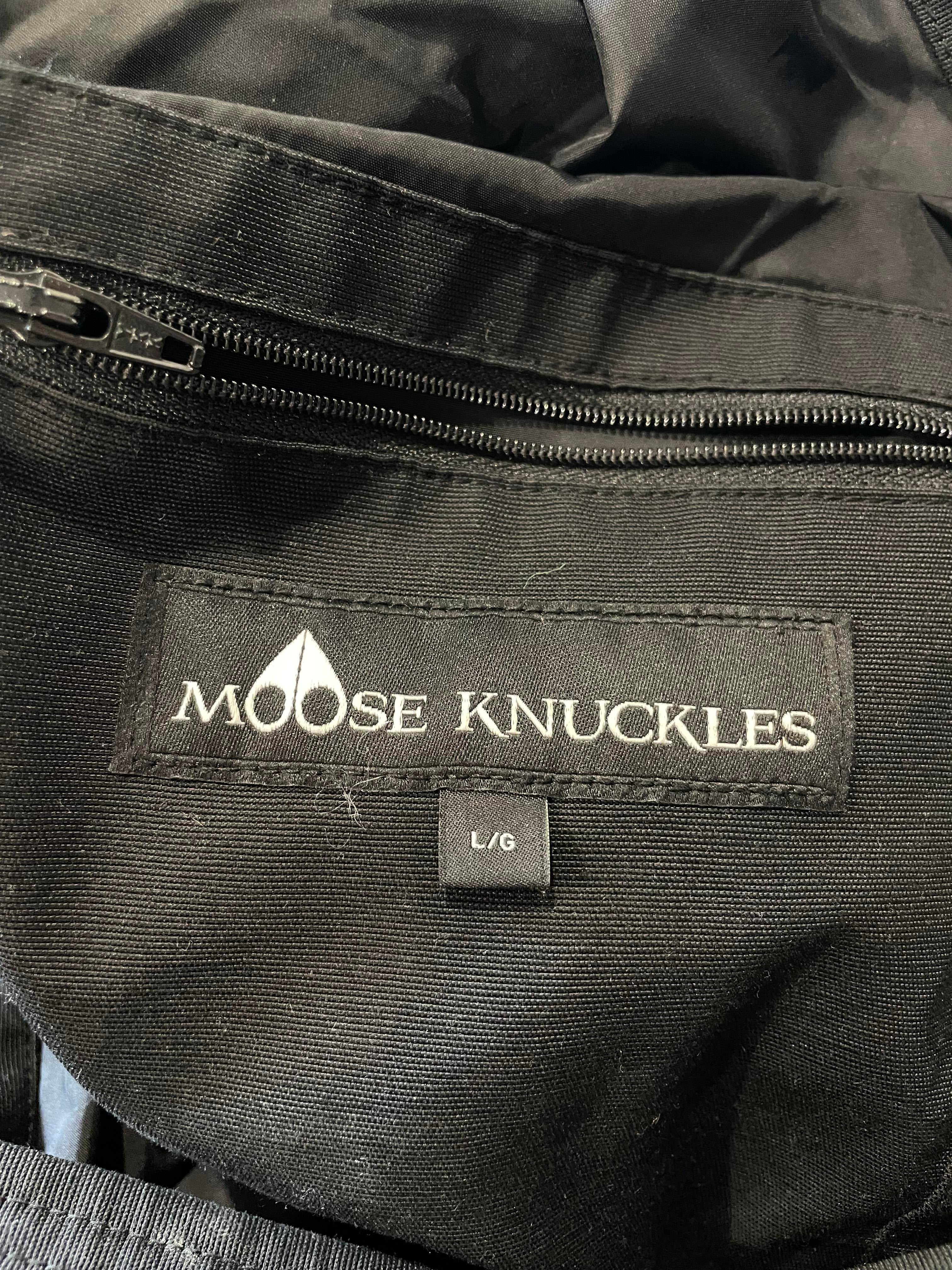 Moose Knuckles 3Q Black Bomber Jacket