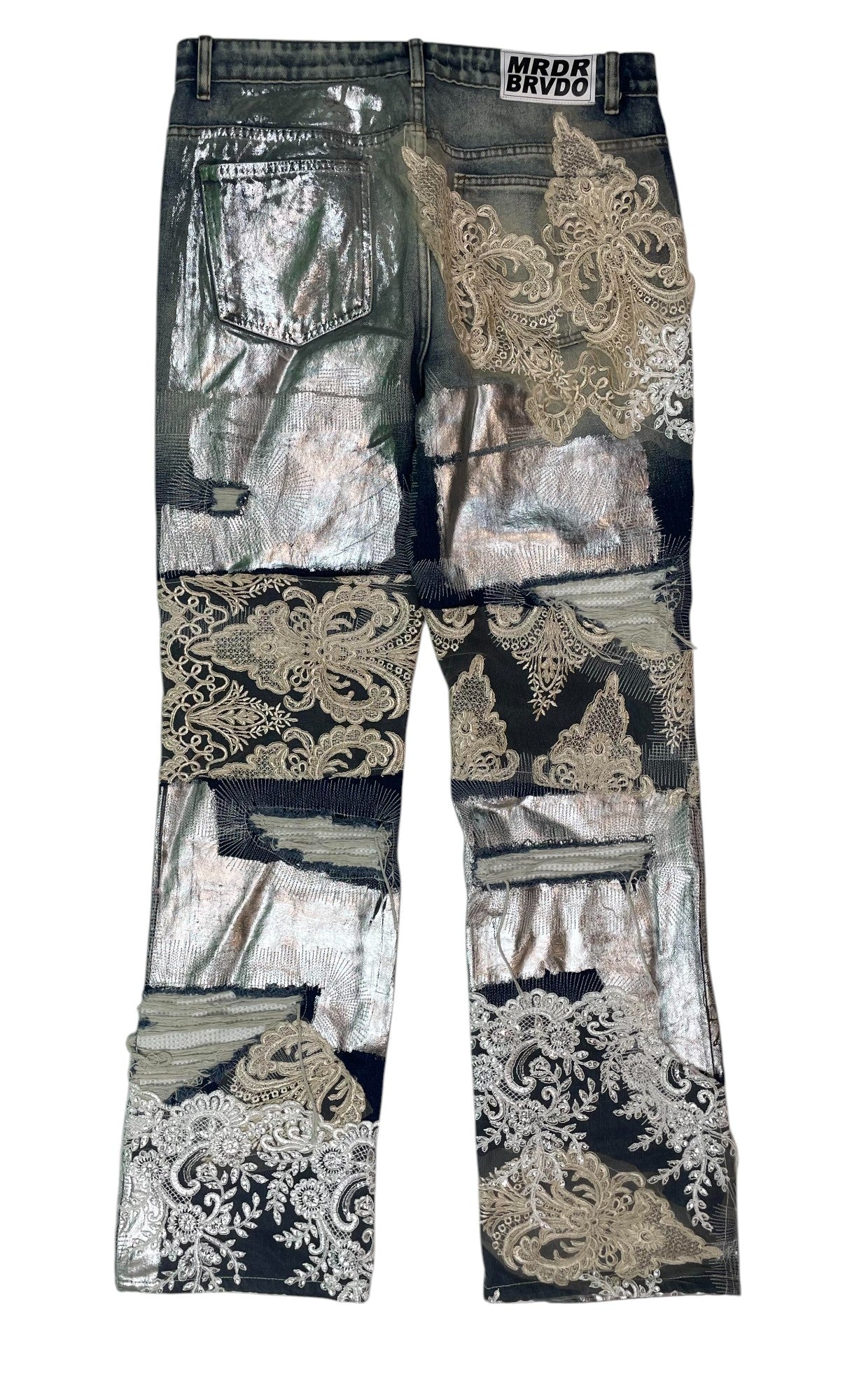 WDW Foil Floral Jeans
