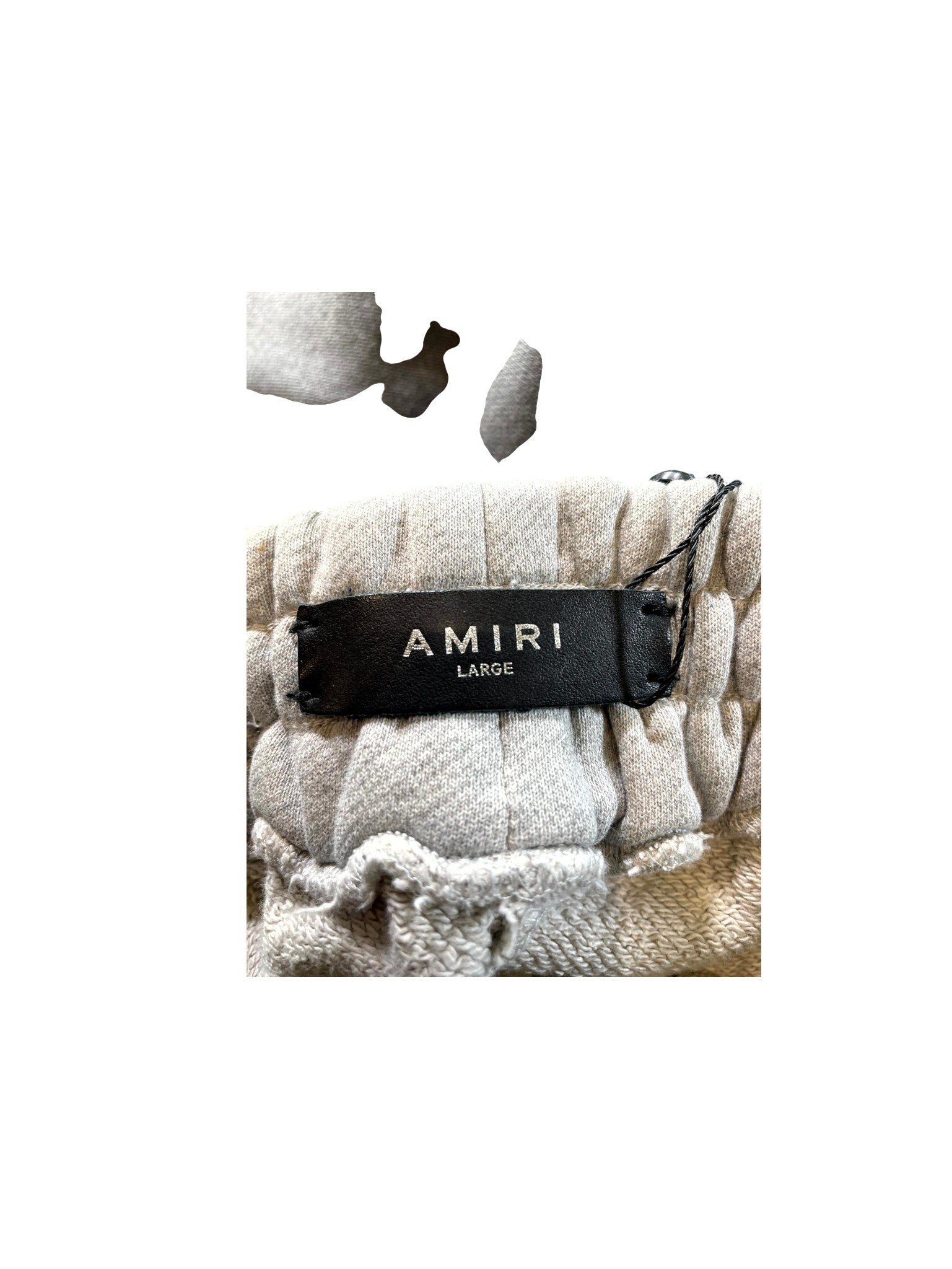 Amiri "TGCW Flames" Grey & Black Sweats