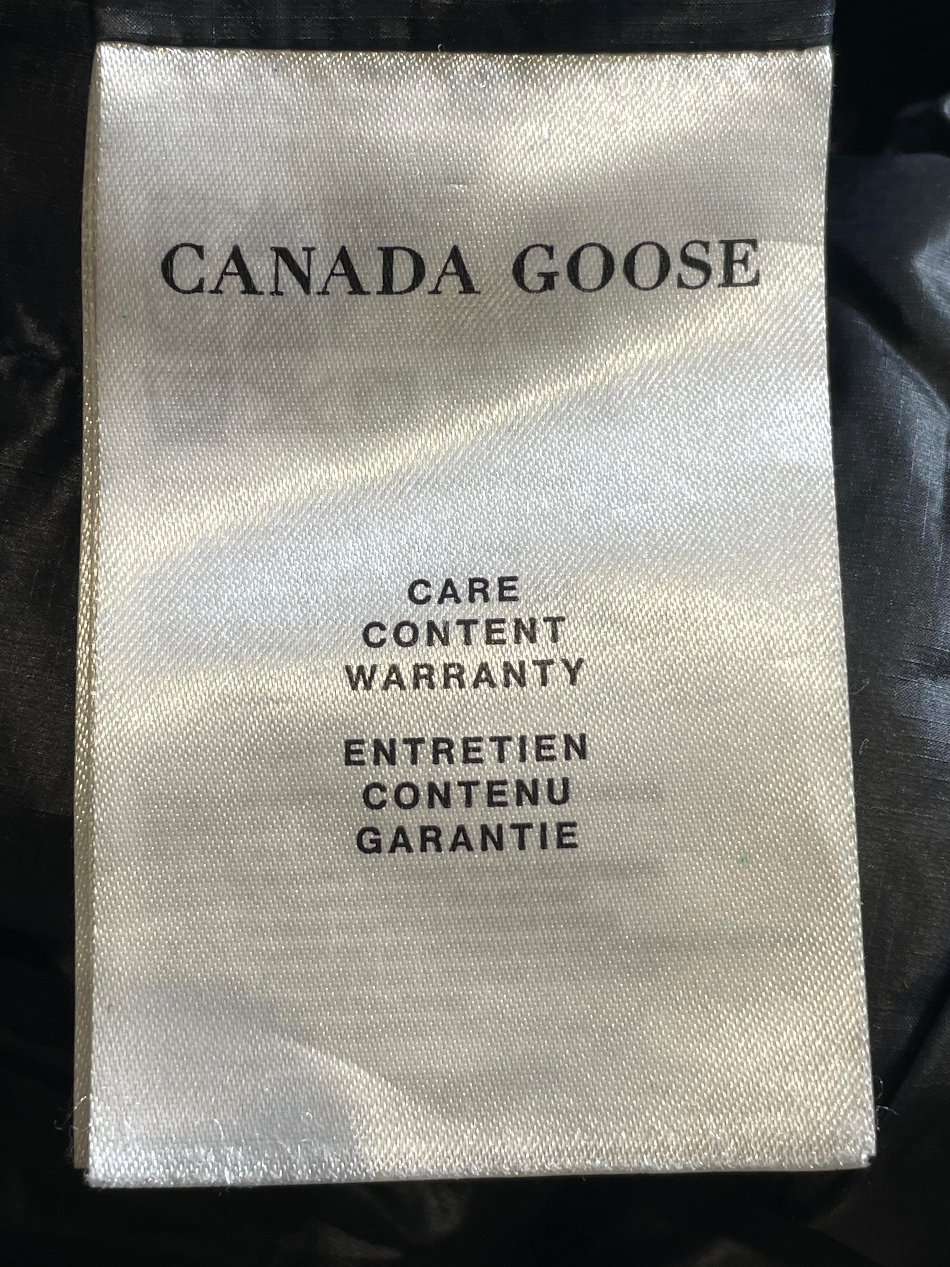 Canada Goose Mono Thin Black Puffer Jacket