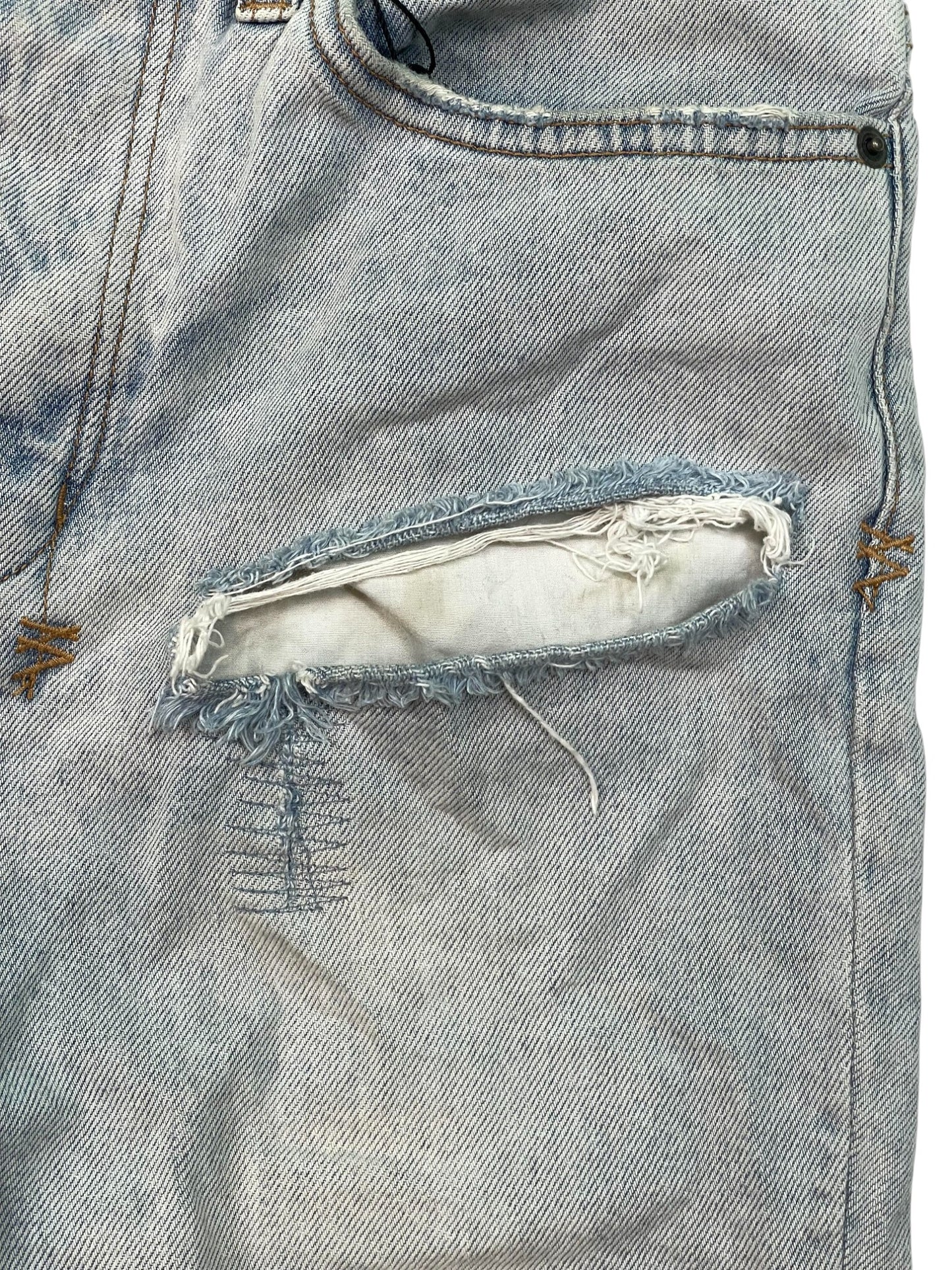 Ksubi Light Wash Shorts