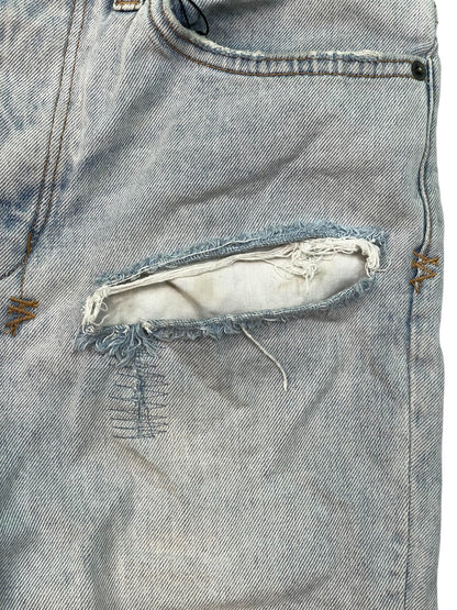 Ksubi Light Wash Shorts