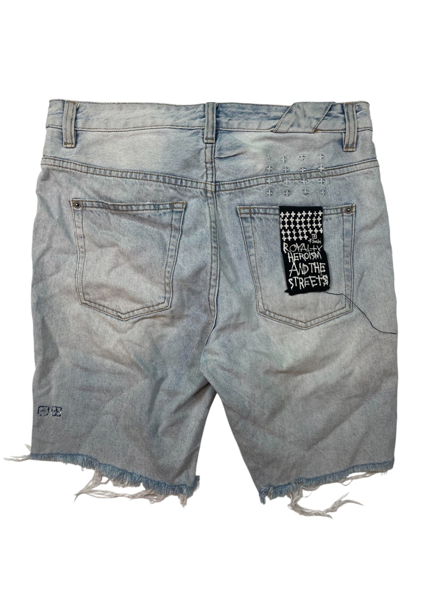 Ksubi Light Wash Shorts