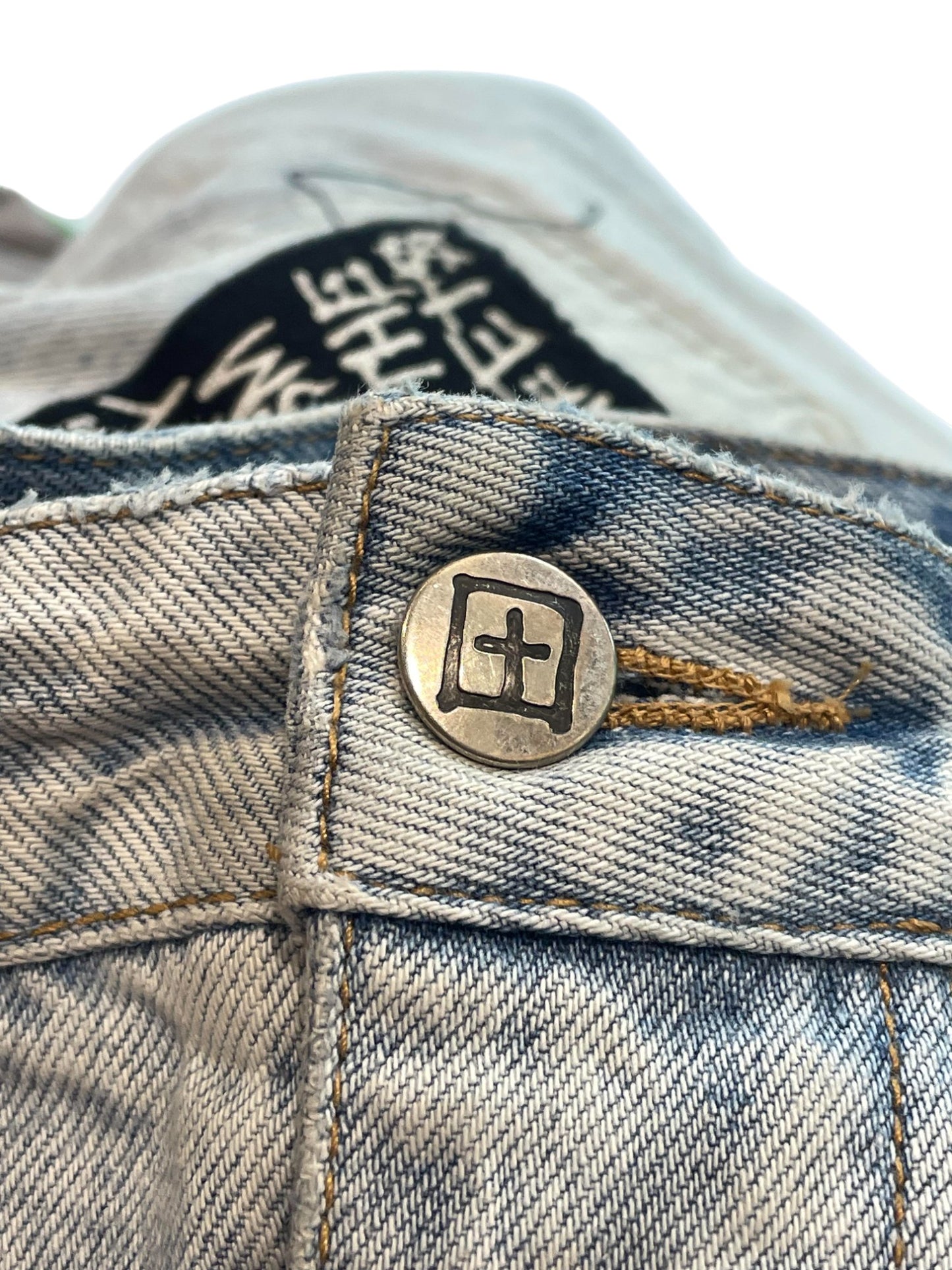 Ksubi Light Wash Shorts