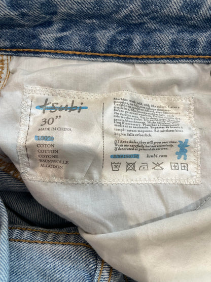 Ksubi Light Wash Shorts