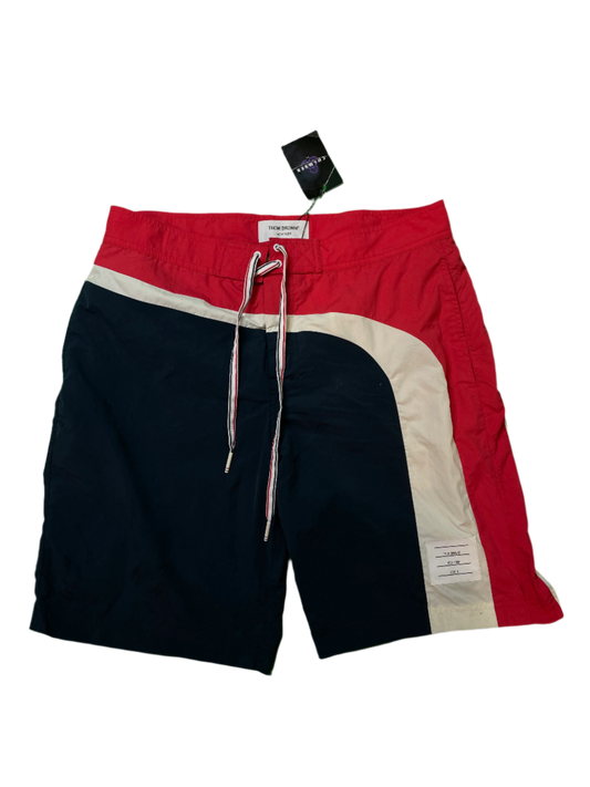 Thom Browne Blue & Red Swim Trunks