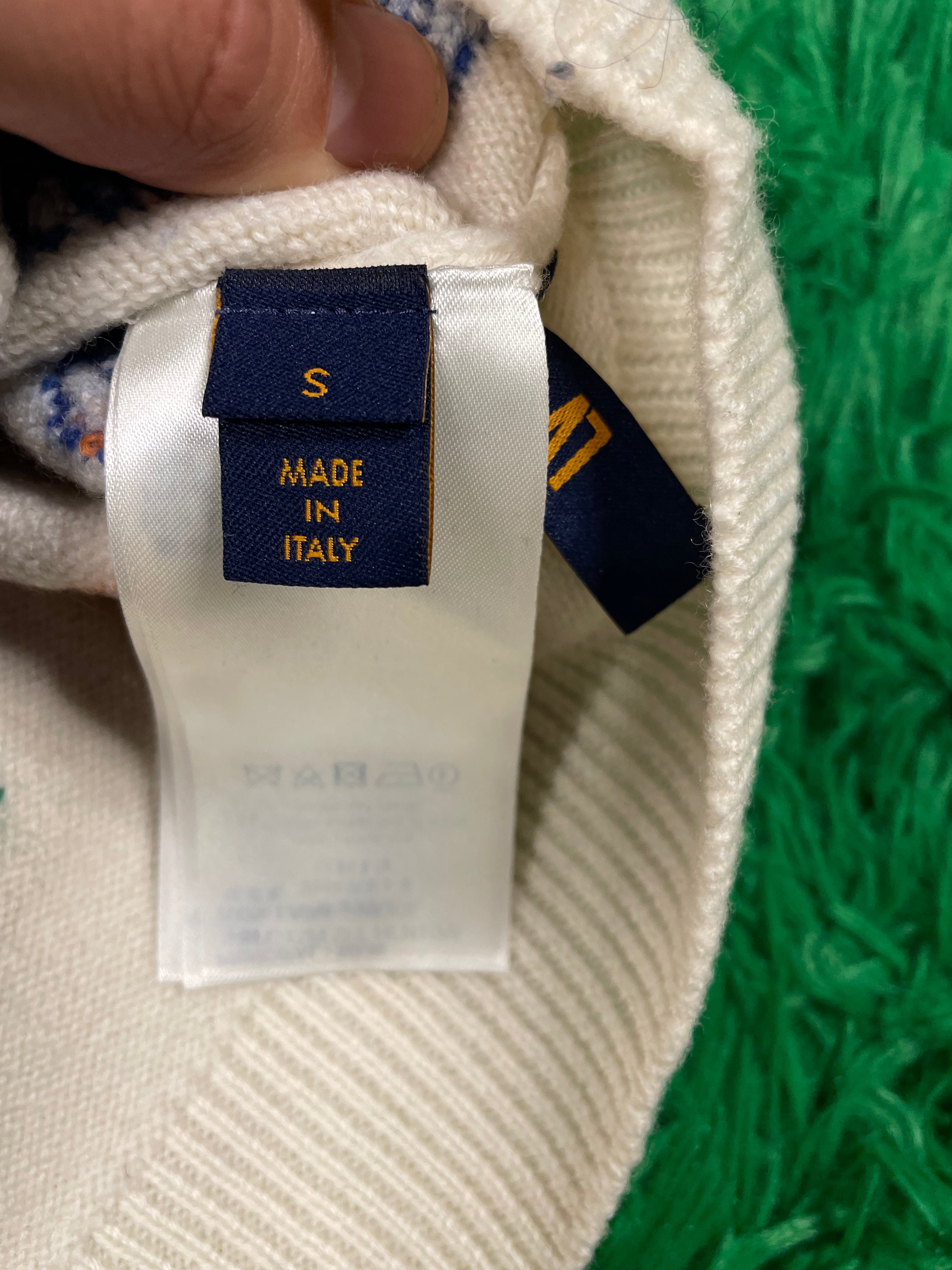 Louis Vuitton Crewneck NBA Cashmere Small (Fits XS) Used