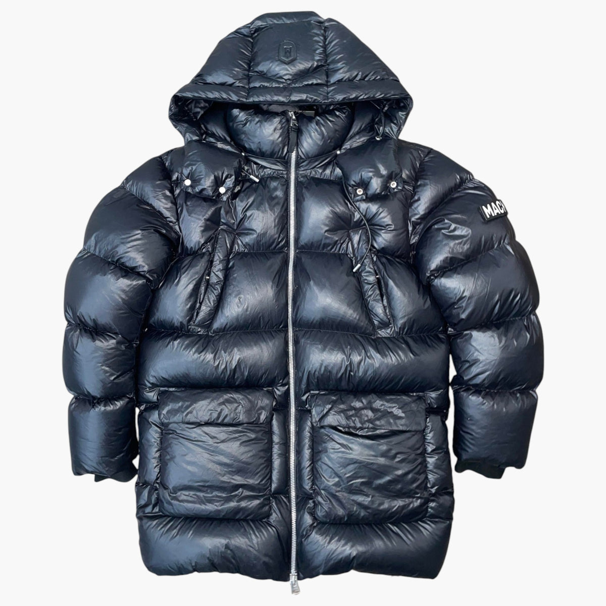 Mackage Sleeve Logo Black Puffer Jacket