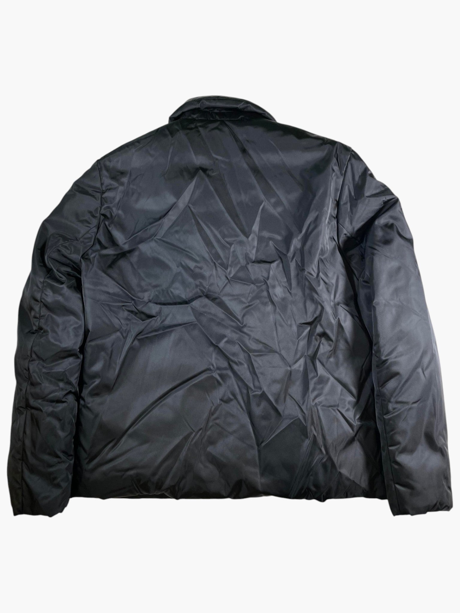 Prada Nylon Puffer Logo Jacket