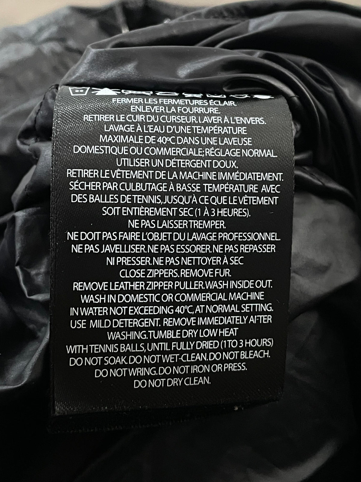 Mackage Sleeve Logo Black Puffer Jacket