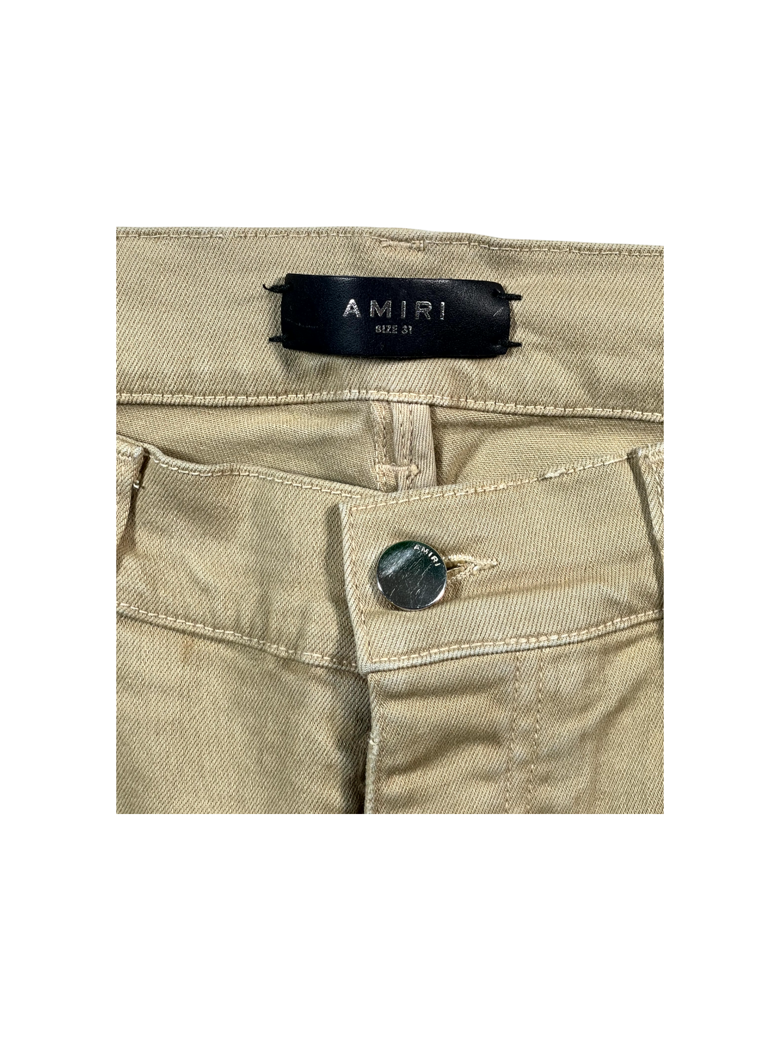 Amiri MX1 Tan Jeans