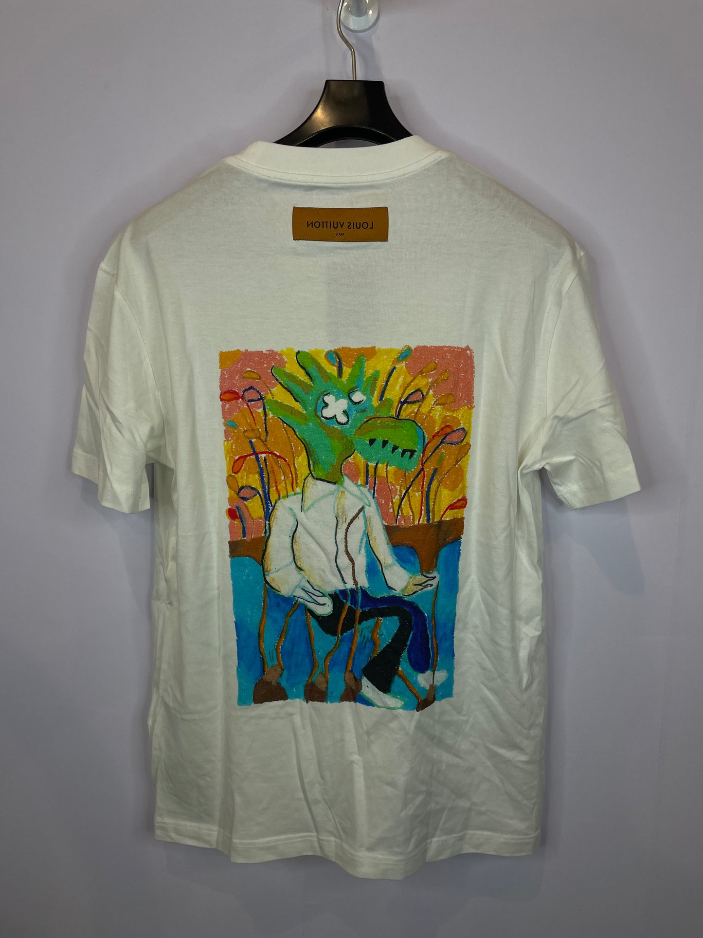 LV Parrot Tee White Used Medium