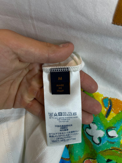 LV Parrot Tee White Used Medium