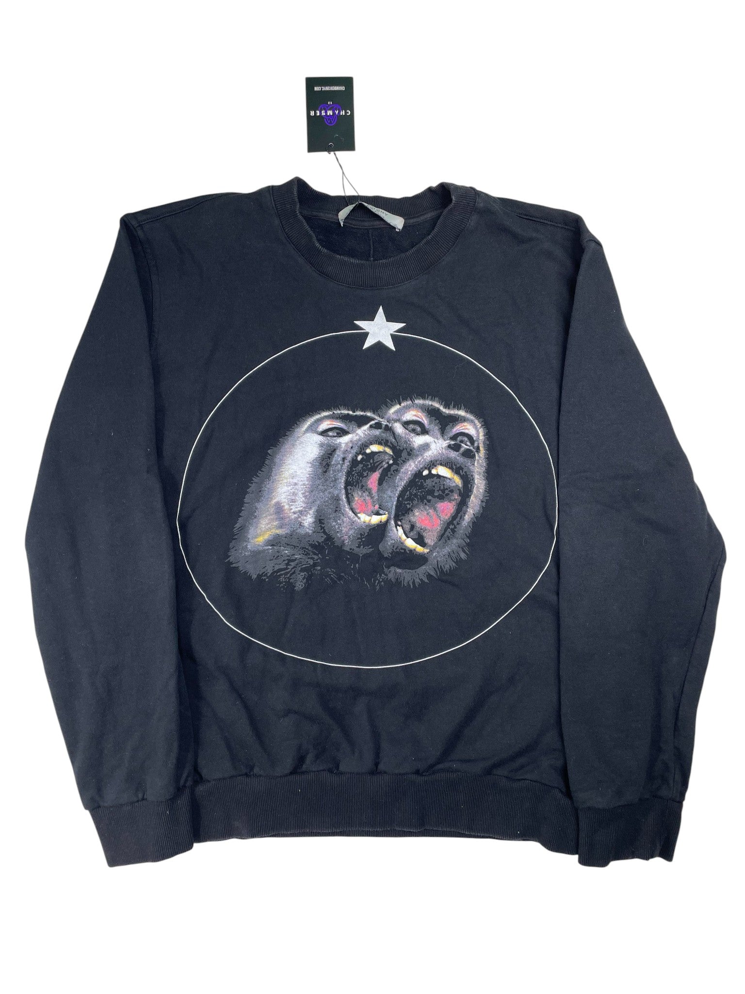 Givenchy 'Monkey' Black Crewneck