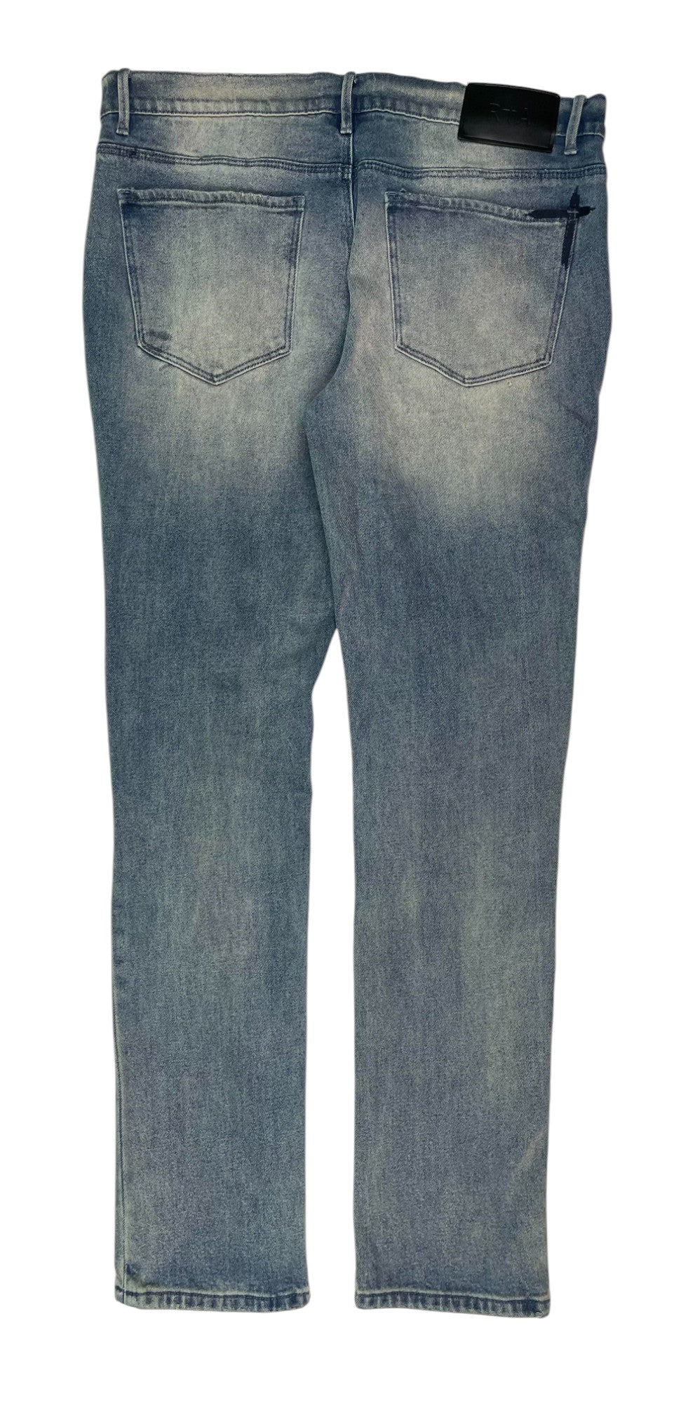 RTA Light Wash Patchwork Jeans