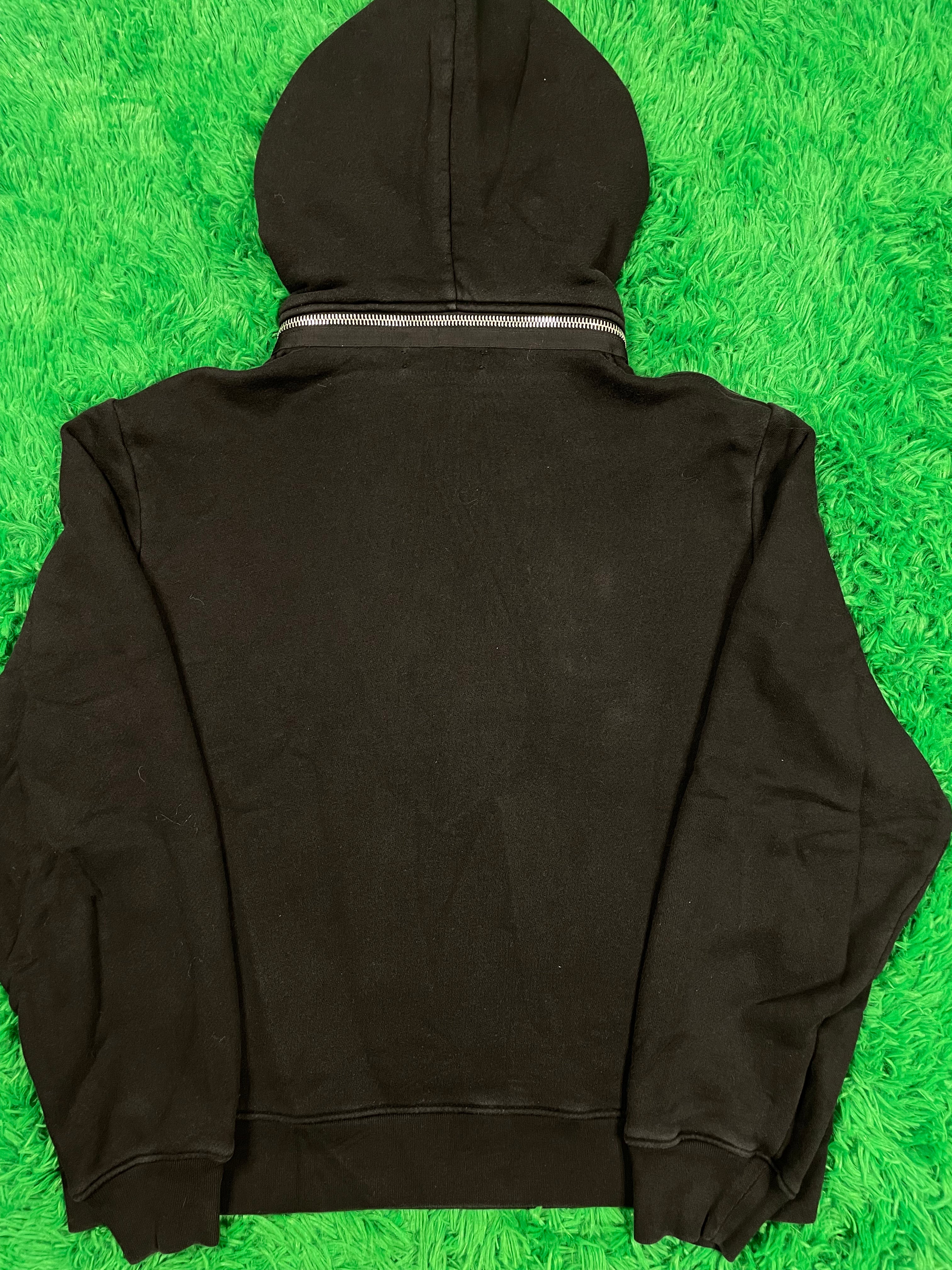 Amiri Hoodie Black Zipper Hood Large Used