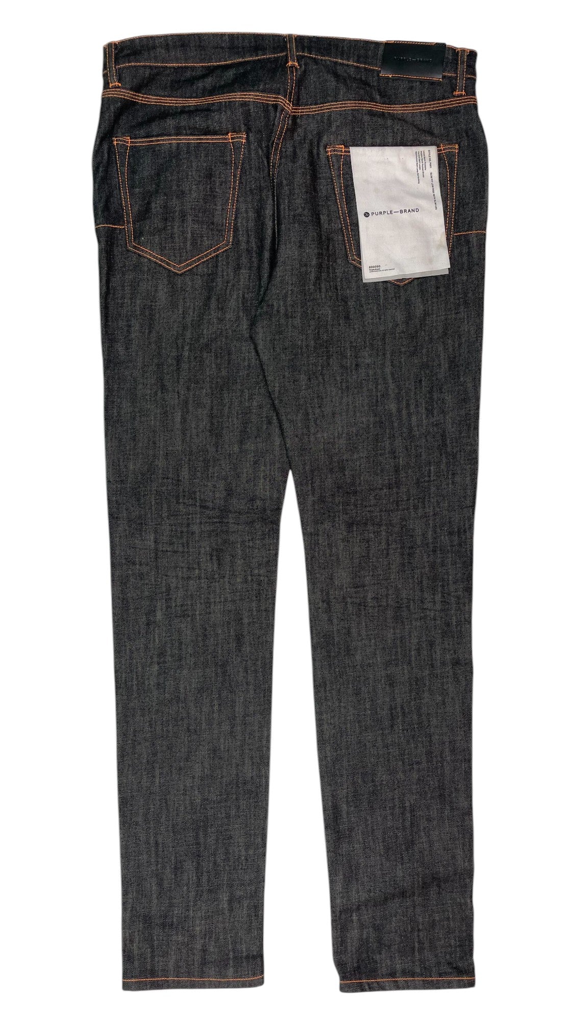 Purple Brand Black Orange Stitch Jeans