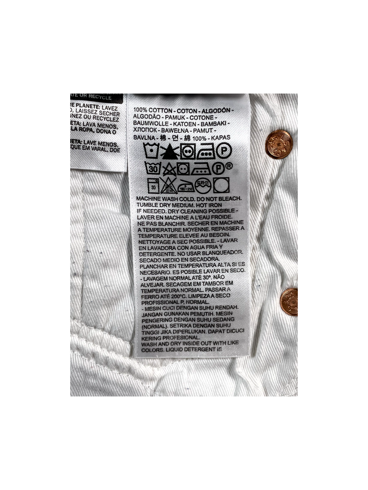 Denim Tears White Jeans