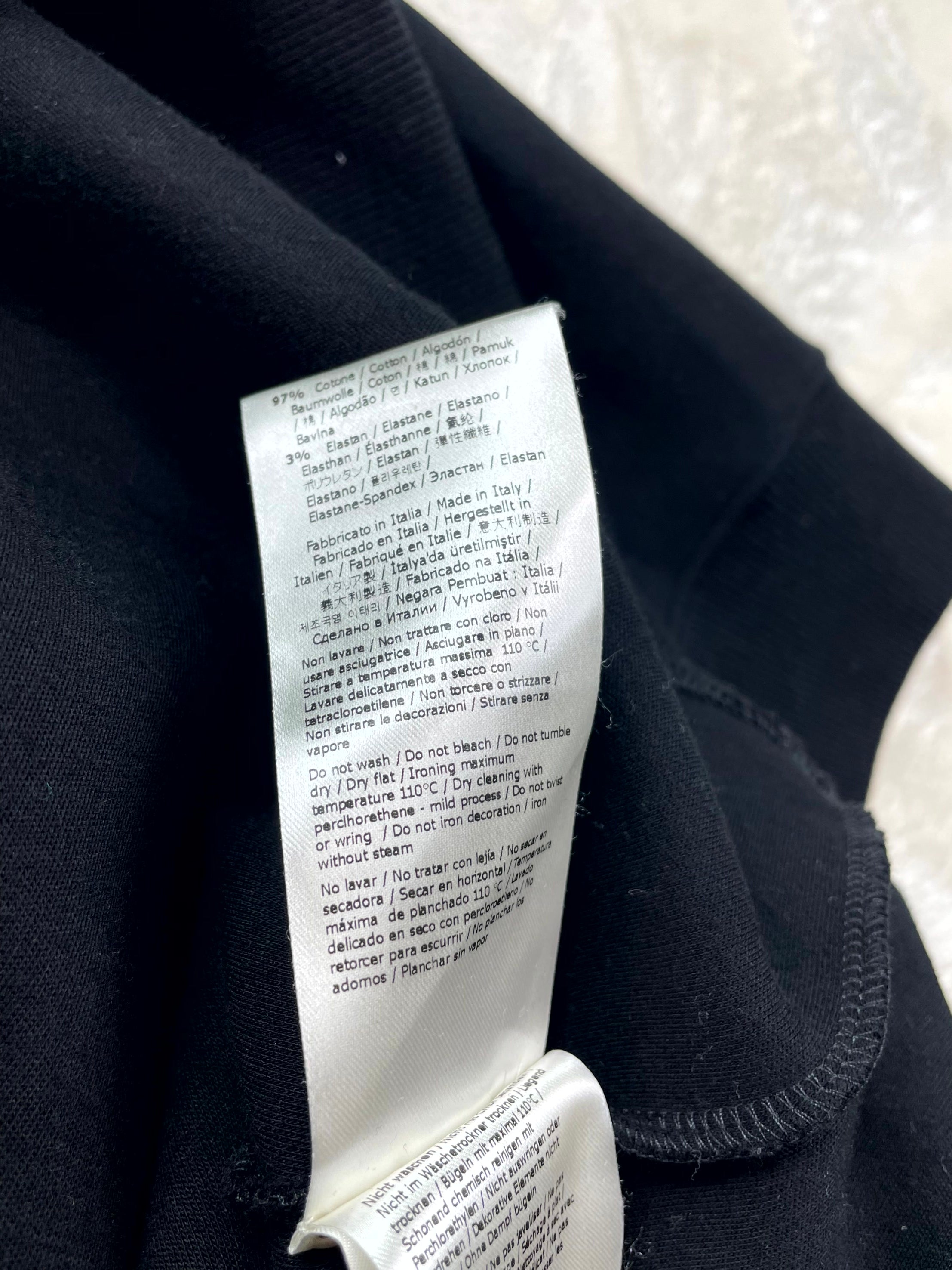Fendi Tonal Embossed Hooded Monogram Black Hoodie