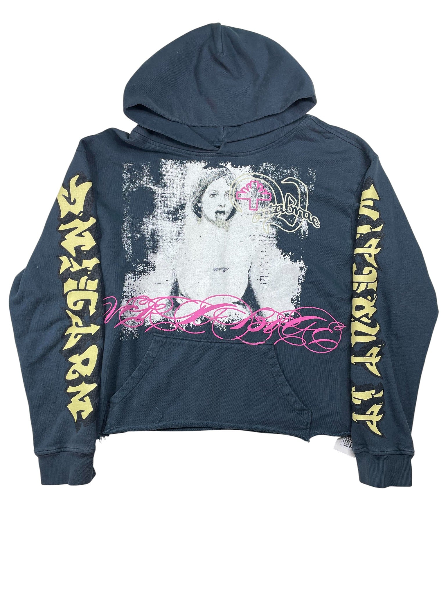 Vertabrae Navy & Pink Hoodie