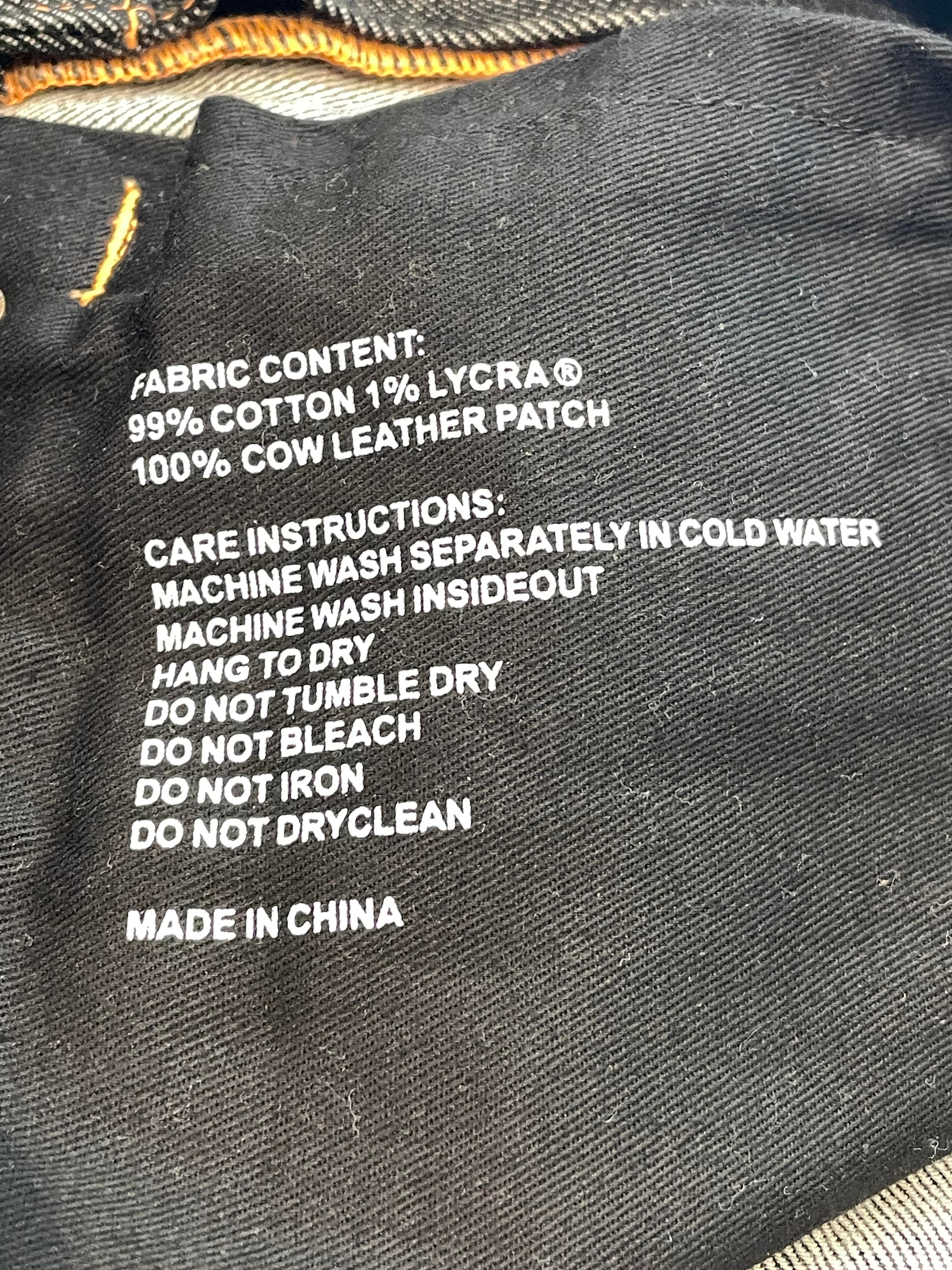 Purple Brand Black Orange Stitch Jeans