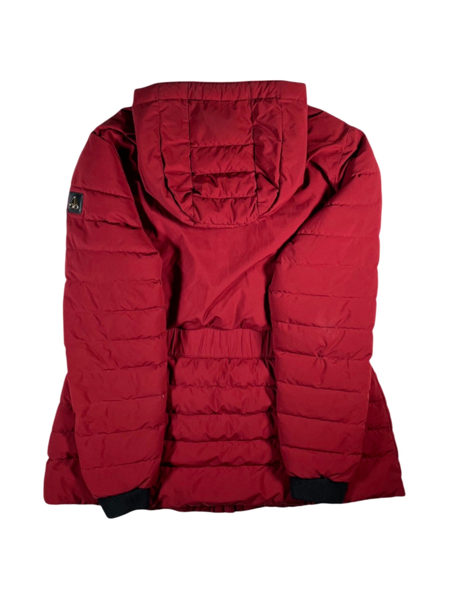 Moose Knuckles Women's Parka Red & Gold Jacket