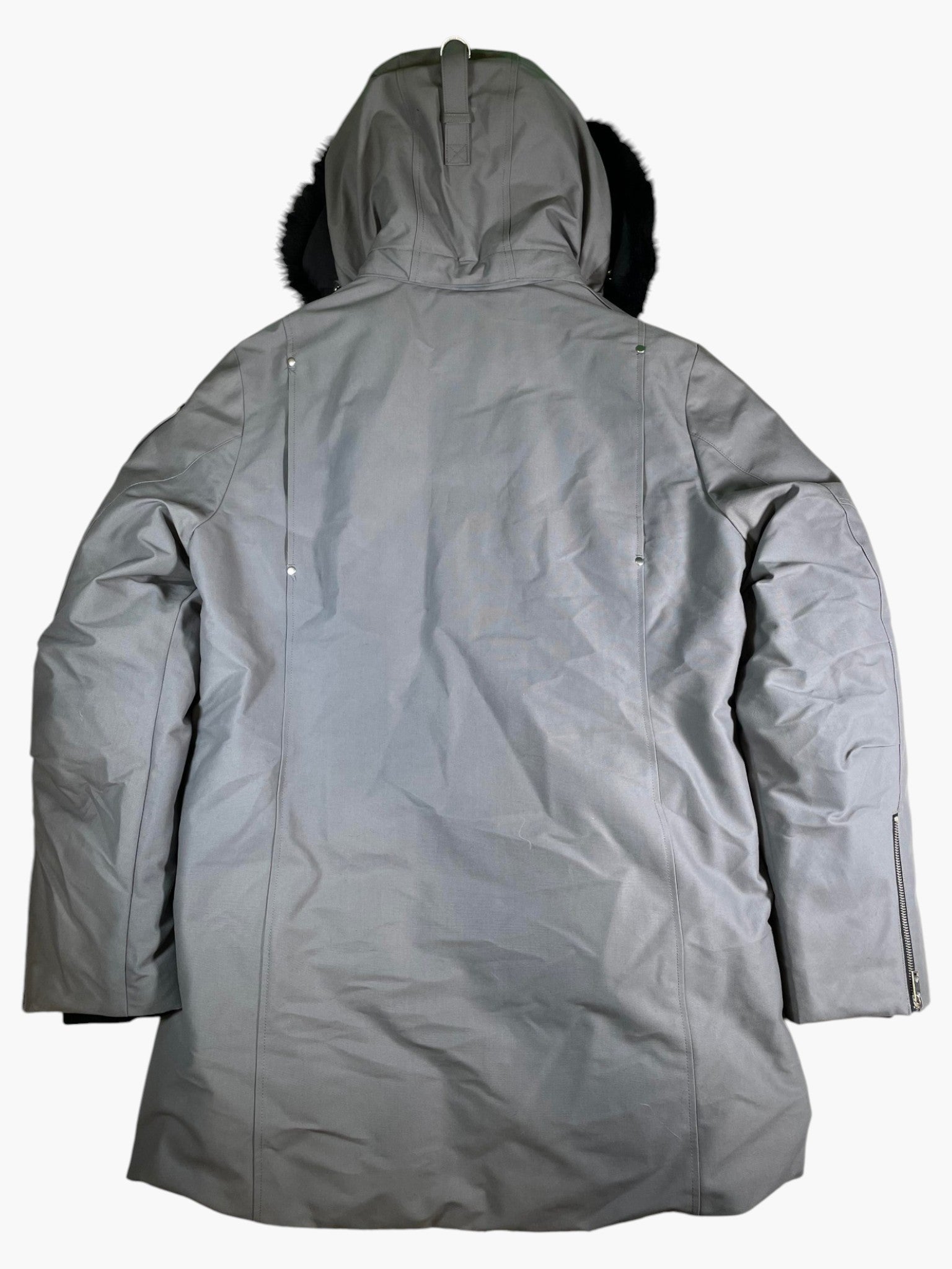 Moose Knuckles Slate Grey Parka Jacket