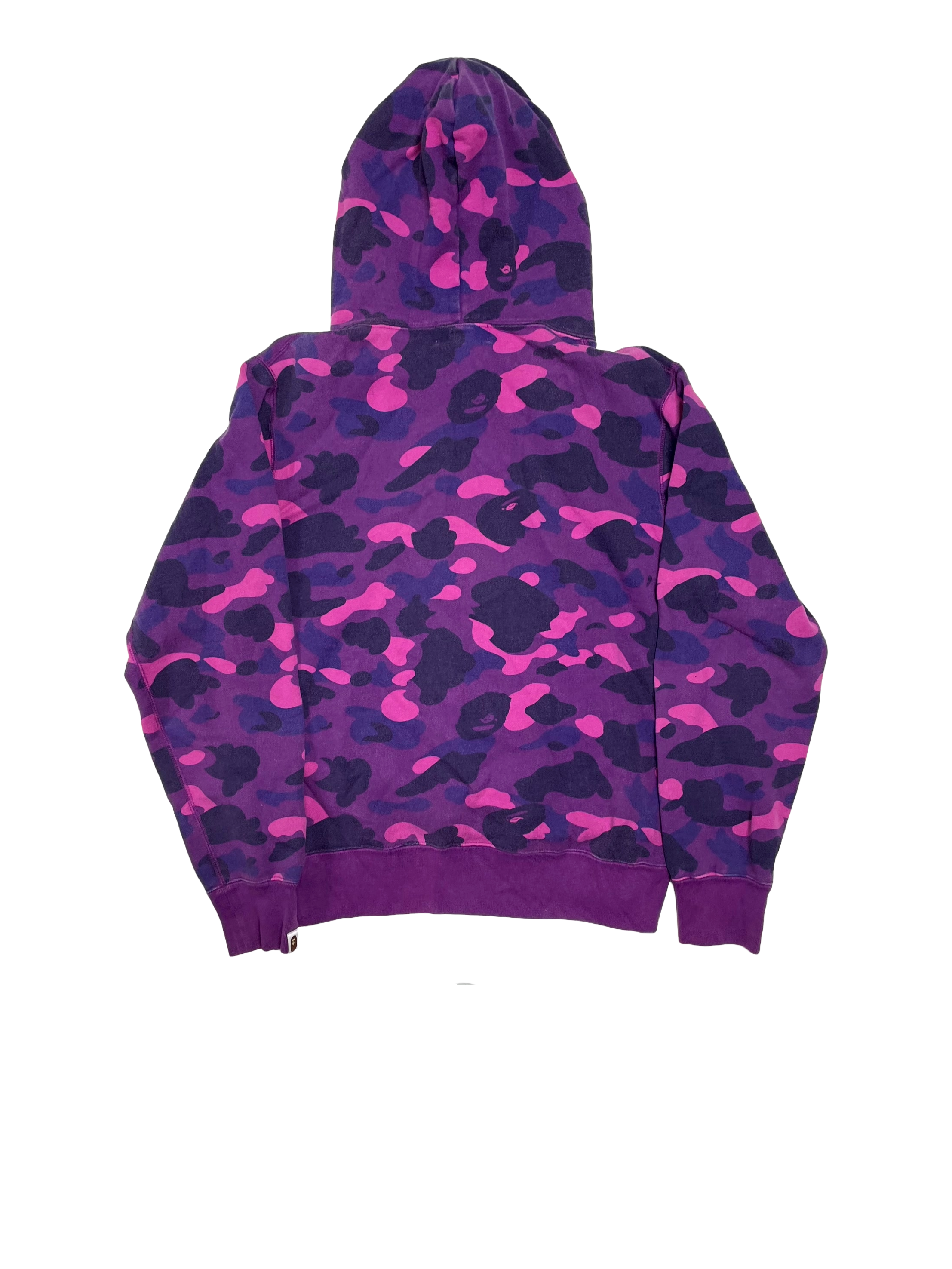 Bape Camo Spellout Purple Hoodie