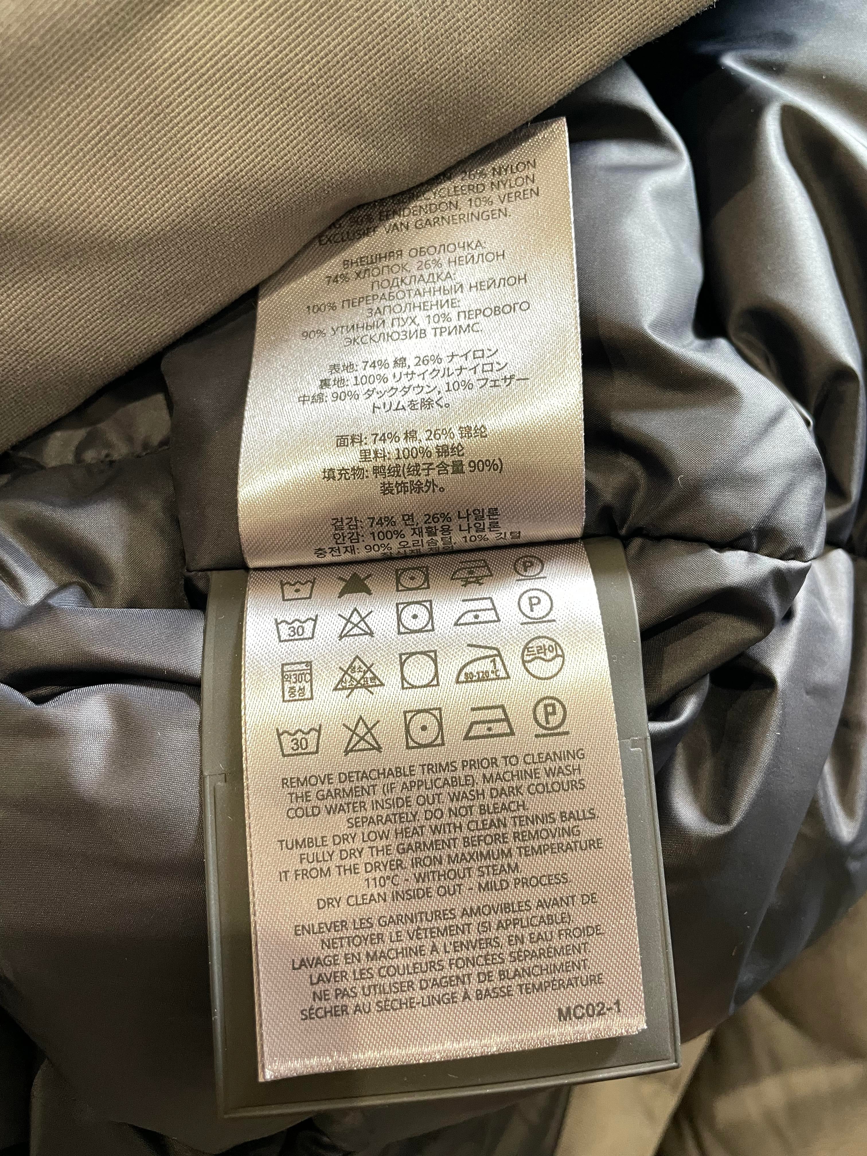 Moose Knuckles Slate Grey Parka Jacket