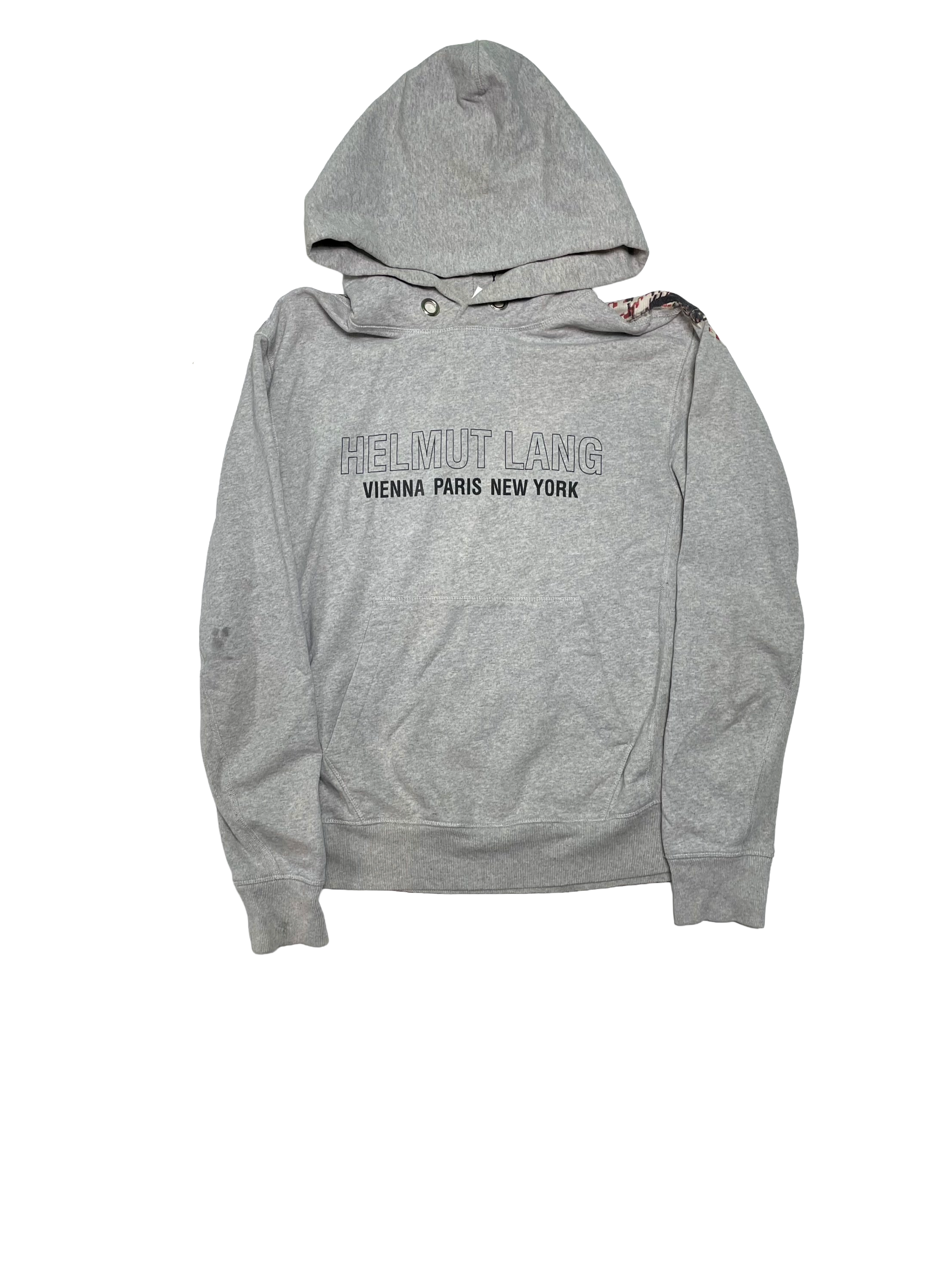 Helmut Lang Vienna Paris Grey Hoodie