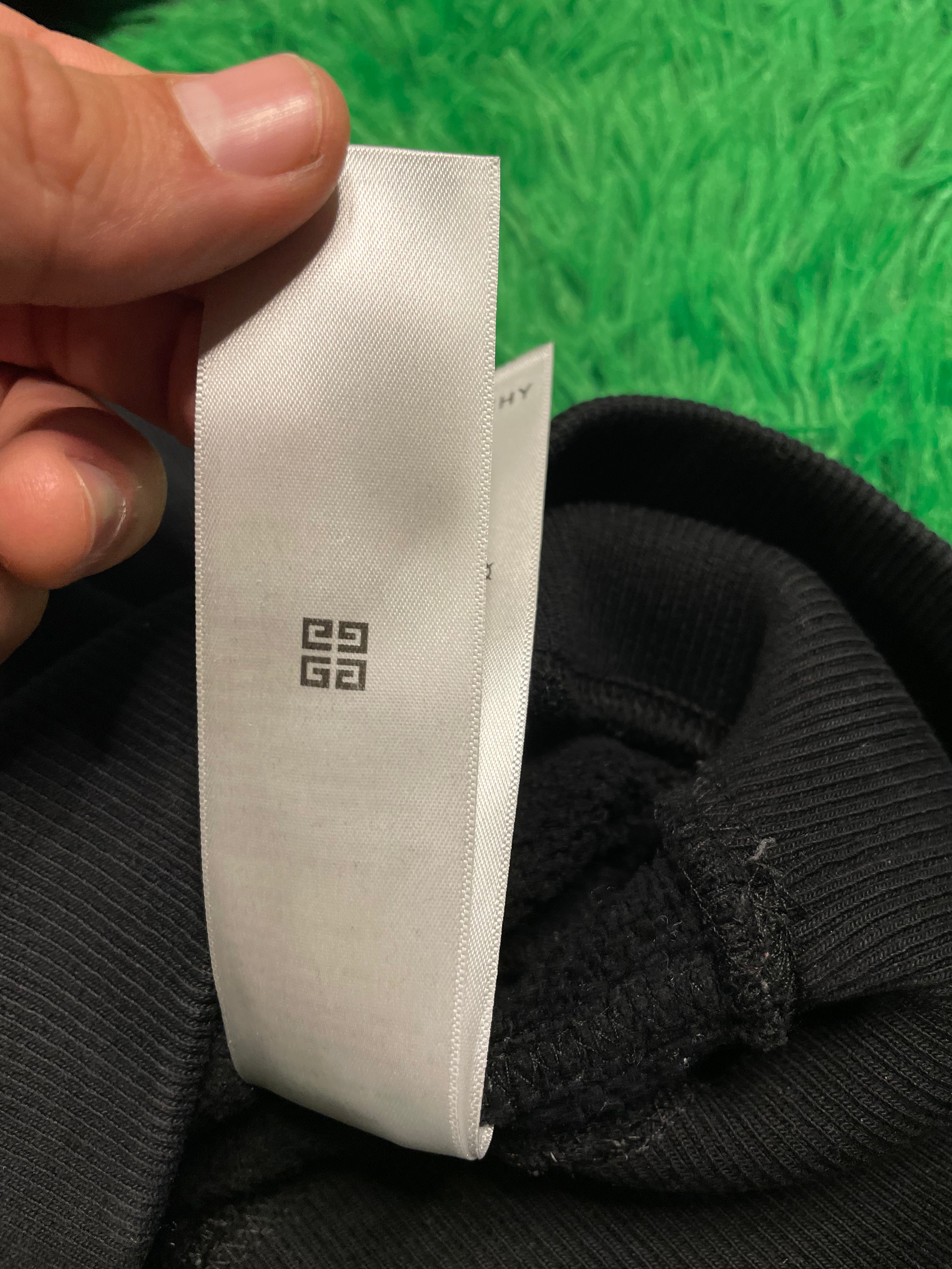 Givenchy Distressed Rings Crewneck Black Sweatshirt