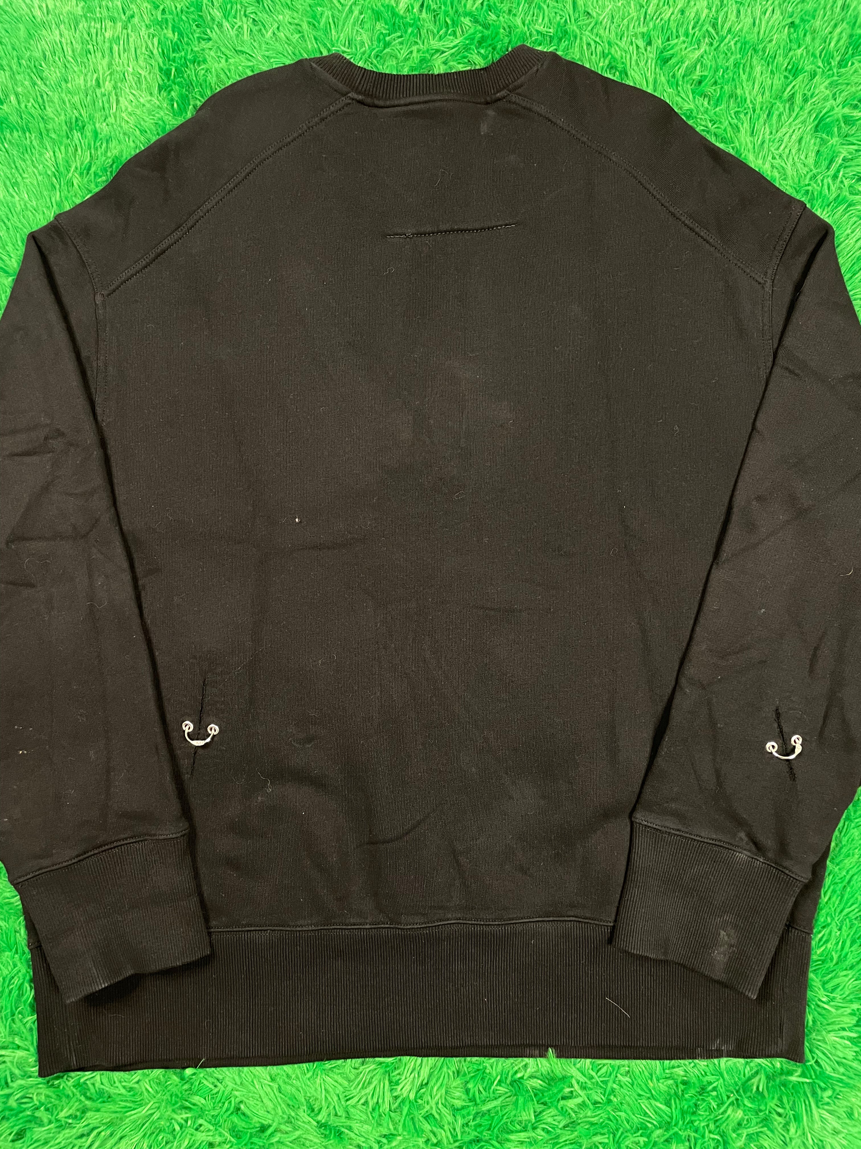 Givenchy Distressed Rings Crewneck Black Sweatshirt