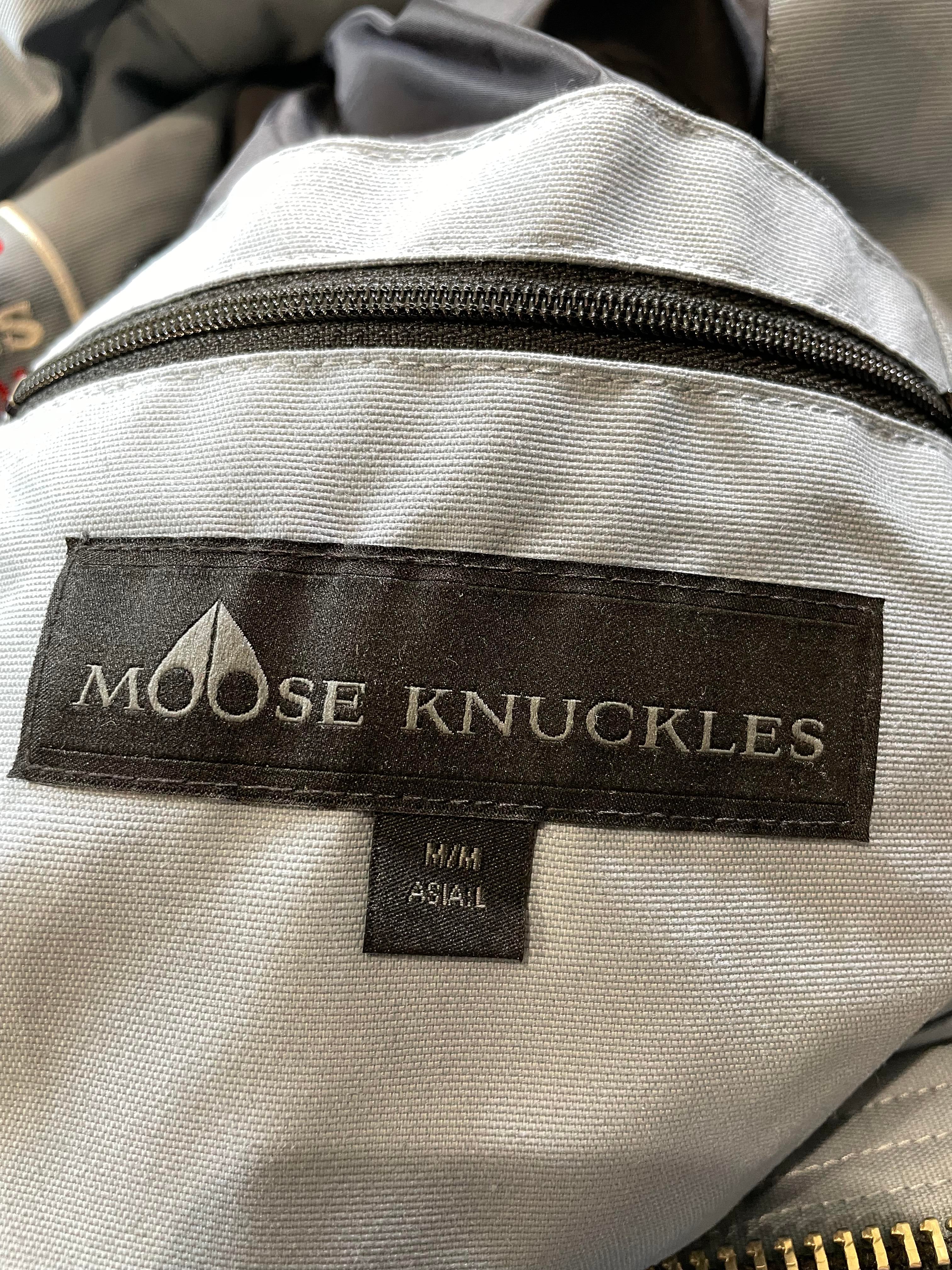 Moose Knuckles Babystone Ballistic Bomber Jacket